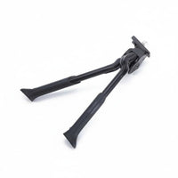 Foldable Design Double Leg Kickstand Heavy Duty Center Mount Bike Stand Easy to Install Two Leg Cycle Support Aluminum Alloy Body for Cyclists