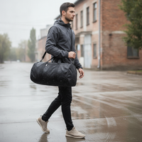 Waterproof Multi-functional Travel Duffel Bag for Dance Yoga Gym Sports with Shoe Compartment