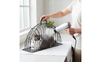 Cat Bathing Cage Portable Cat Washing Cage Multi-Functional Pet Restraint for Veterinarians, Animal Doctor Visits