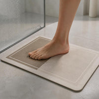 Diatomaceous Earth Bath Mat Non-Slip Absorbent Quick Dry for Bathroom Entryway