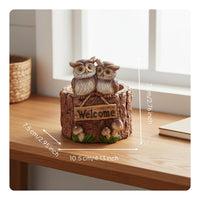 Cute Animal Resin Planter Creative Design Cute Animal Planter Detailed Craftsmanship Plant Container for Kids