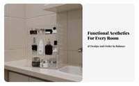 Narrow Cabinet Insert Space-Saving Cosmetic Holder Easy to Clean for Gift Givers