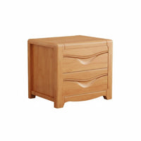 Japanese aesthetic End Table with Woven Drawer Nordic Design Nightstand Minimalist Bedside Cabinet Rattan Weave for Interior Decorators, Homeowners, Renters, Guest Room, Hallway, Office