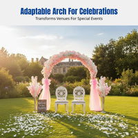 Floral Wedding Arch, Silk Flower Gate, Decorative Frame for Event, Shop Opening, Party Arrangement