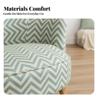 Nordic Design Plaid Upholstered Armchair Comfortable Seating Accent Chair High spine Support Household Furniture Wooden Frame for Readers, Adults, Homeowners, perusing corner, Living Room, Bedroom, Home Office