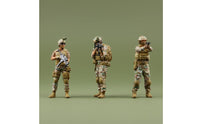 3 Pieces 1:64 people Model Set High Detail Resin Miniature