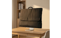 Dustproof Computer Monitor Dust Cover Long-Lasting Computer Cover with Rear Pocket Lightweight Matte for Studio