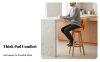Modern Minimalist Design Upholstered Wooden Frame Chair Italian-Inspired design Upholstered Side Chair Light Luxury Feel Dining Seating Soft Padded Seat for Homeowners, Interior Decorators, Restaurant Owners, Kitchen, Living Room, Cafe
