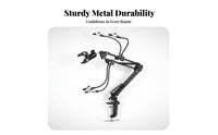 Hot Holder Adjustable Electronics Repair Stand Flexible Limb PCB Holder 360° Rotation Flexible Assist Arms Soldering Station