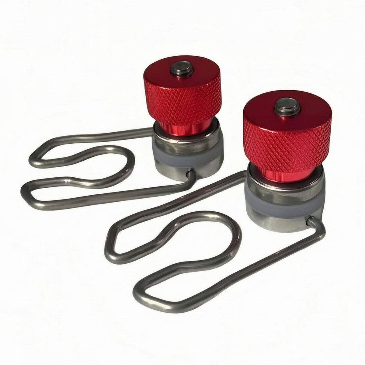 Helmet Attachment Fitting Wire Clip fastener Helmet Buckle Screw Top Knurled Buckle Hardware