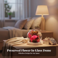 Long Lasting Blossom Bear Night Light Handmade Preserved Blossom Bear Lamp Handmade for Girlfriend, Wife, Valentine's Day, Birthday
