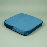 Viscoelastic Foam Seat Pad Non-Slip Bottom Office Chair Pad Buttocks Support Pad Removable Cleanable Cover for Students