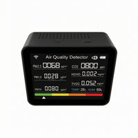 Built-in Display Digital Air Quality Monitor Temperature and Humidity Indoor Air Quality Tester Handheld Formaldehyde Monitor Compact