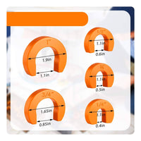 5 Pieces Slip Fitting Removal Clip Push Fit Removal Clip Reusable Slip Fitting Tools for Plumbing Repair