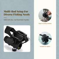 Fishing Rod Stand, Secure, Multi-Function, Outdoor