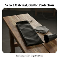 Trumpet Storage Bag Soft Velvet Material Bb Key Trumpet Dust Cover Shielded Flannel Instrument Protector for Students, Band Members, Travel