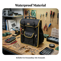 Wear-Resistant Electrician Tool Bag Structured Body Waterproof Tool Bag Long-Lasting for Electricians
