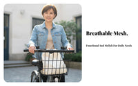 Heavy-Duty Electric Scooter Basket Long-Lasting Front Handlebar Basket Rust-Resistant