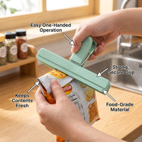 Food Grade Bag Sealer Clips for Kitchen, Reusable Food Bag Sealing Clips for Snacks, Sealing Clip for Home Cooks, Bag Clip Set for Food Storage