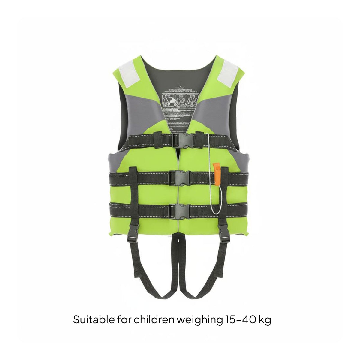 Waterproof Material High Buoyancy Life Jacket Lightweight Design Watersports Safety Vest Reflective Strips Adjustable Flotation Vest for Snorkeling, Surfing