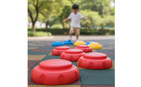 Stepping Stone with Anti-Slip Stickers Textured Balance Stepping Stones Child Children's Balance Block for Kids, Preschoolers, Playroom, Preschool