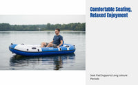 Thickened Inflatable Boat, Portable Foldable Kayak, Outdoor Water Leisure Fishing Dinghy, Random Color