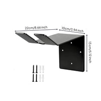 Ice Auger Storage Bracket L-Shaped Ice Auger Holder Secure for Garage, Workshop