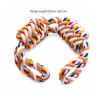 Dog Rope Toy Cotton Dog Tug Toy Tough Twisted for Dogs, Chewing