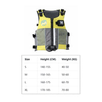 Lightweight Adult Life Jacket Portable Water Sports Life Vest Reflective Strips Adult Buoyancy Vest CE Certified for Rafting