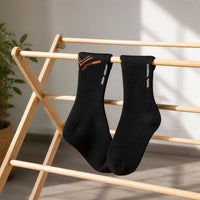 Unisex Breathable Quick-Dry Mid-Calf Athletic Socks for Training Cycling Outdoor Sports