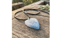 Guitar Pick Necklace Translucent Necklace with Guitar Pick Pendant Polished Jewelry for Concerts