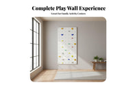 Indoor Climbing Wall Easy Installation children's Climbing Holds Strong and Sturdy Wall Mounted Playground for Young Children, Playroom