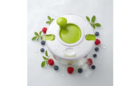 Perforated Basket Manual Salad Drainer Non-Slip Base Vegetable Drainer Hand Crank Strainer Bowl