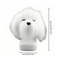 Pet Grooming Practice Head Dog Grooming Mannequin with Hair Smooth