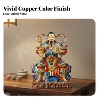 Leisheng Universal Celestial Lord Figurine Intricately Detailed Taoist Celestial Power Ous Immortal Statue Lively Colors Chinese God of Storms