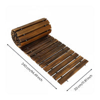 Wooden Garden Walkway Sturdy Duty Outdoor Decor Sturdy Slats for Patio, Party