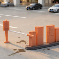 Parking Fee System Model Kit Molded Details Parking Gate Model Kit Garage Accessory Scenery Easy to Assemble
