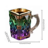 Creative Design Enchanting Spell Mug Desktop Display Fantasy Book Mug Gradient Resin Cup for Gift Buyers