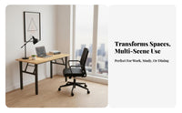 Foldable Design Collapsible Rectangular Desk Space-Saving Collapsible Desk Multi-Purpose Multipurpose Table Portable for Students, Home Office Workers, Apartment Dwellers, Study Room, Small Apartments, Bedroom