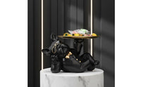 French Canine Statue Tray Multi-Functional French Canine Key Bowl Dog Butler Tray Creative Design Entryway Table Organizer