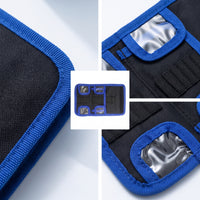 Tool Storage Pouch Woven Zippered Tool Pouch Small Transparent for DIYers, Home Repairs, Workshop