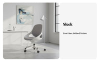 Breathable spinerest Ergonomic Mesh spine Chair Lumbar ergonomic spinerest mid-back-backrear Mesh rotating Chair Minimalist and design Office Furniture Adjustable Height for Students, Workplace, Study Room, Bedroom