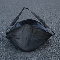 Lightweight Ball Bag with Shoulder Strap Handshands-Free Racket Bag with Mesh Sections Comfortable Mesh Sports Sack Padded for Training