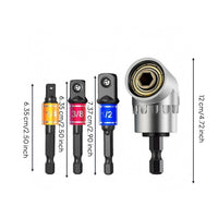 4 Pieces Rapid Swap Adapter Set Metal Tool Accessory Narrow Space Use