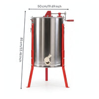 Gear Upright 4 Frame Honey Extractor Stainless Steel Honey Extractor Stable Stand