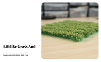 Model Farm Field Tufts 8mm Tuft Height Sand Table Vegetation Miniature Crop Rows Realistic Appearance Miniature Scene Grass