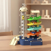 Multi Level Car Garage Toy Lights and Music Automatic Vehicle Lift Toy for Kids, Young Children