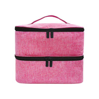 Nail Polish Bag with Handle Portable Nail Bag with Handle Organizer Case Compact Padded for Manicurists, Travel