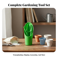 4 Pieces 4 Piece Tool Set Lightweight Tool Kit Great Gift Transplanting Tools Set for Gardeners, Beginners, Balcony, Office, Home