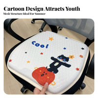 Fast Rebound Gel Seat Cushion Long-Lasting Honeycomb Seat Cushion Non-Slip Cover for Students, Drivers, Home, School, Gaming Room